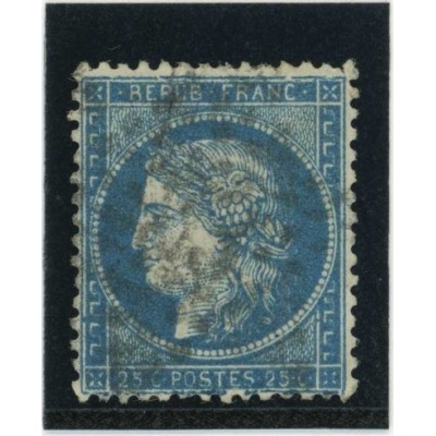 YT 60A - Oblitéré - Variété : cassure en haut - Cote 62 Euros