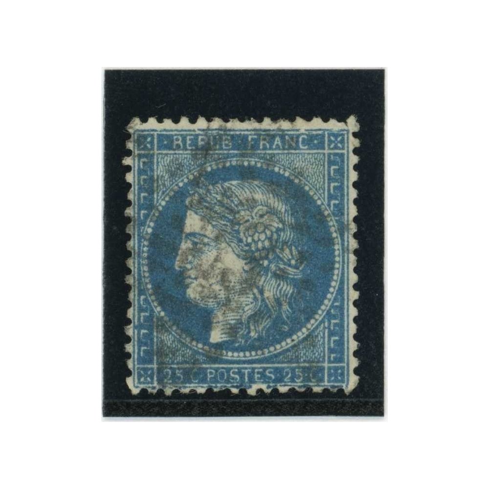 YT 60A - Oblitéré - Variété : cassure en haut - Cote 62 Euros