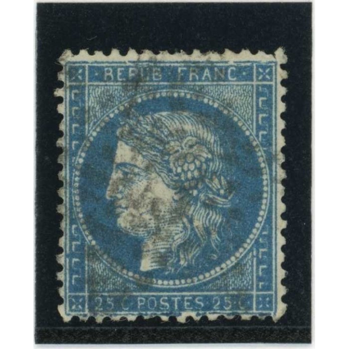 YT 60A - Oblitéré - Variété : cassure en haut - Cote 62 Euros