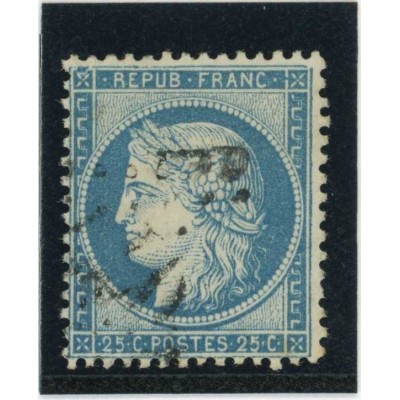 YT 60A - Oblitéré - Variété : cassure en haut - Cote 62 Euros