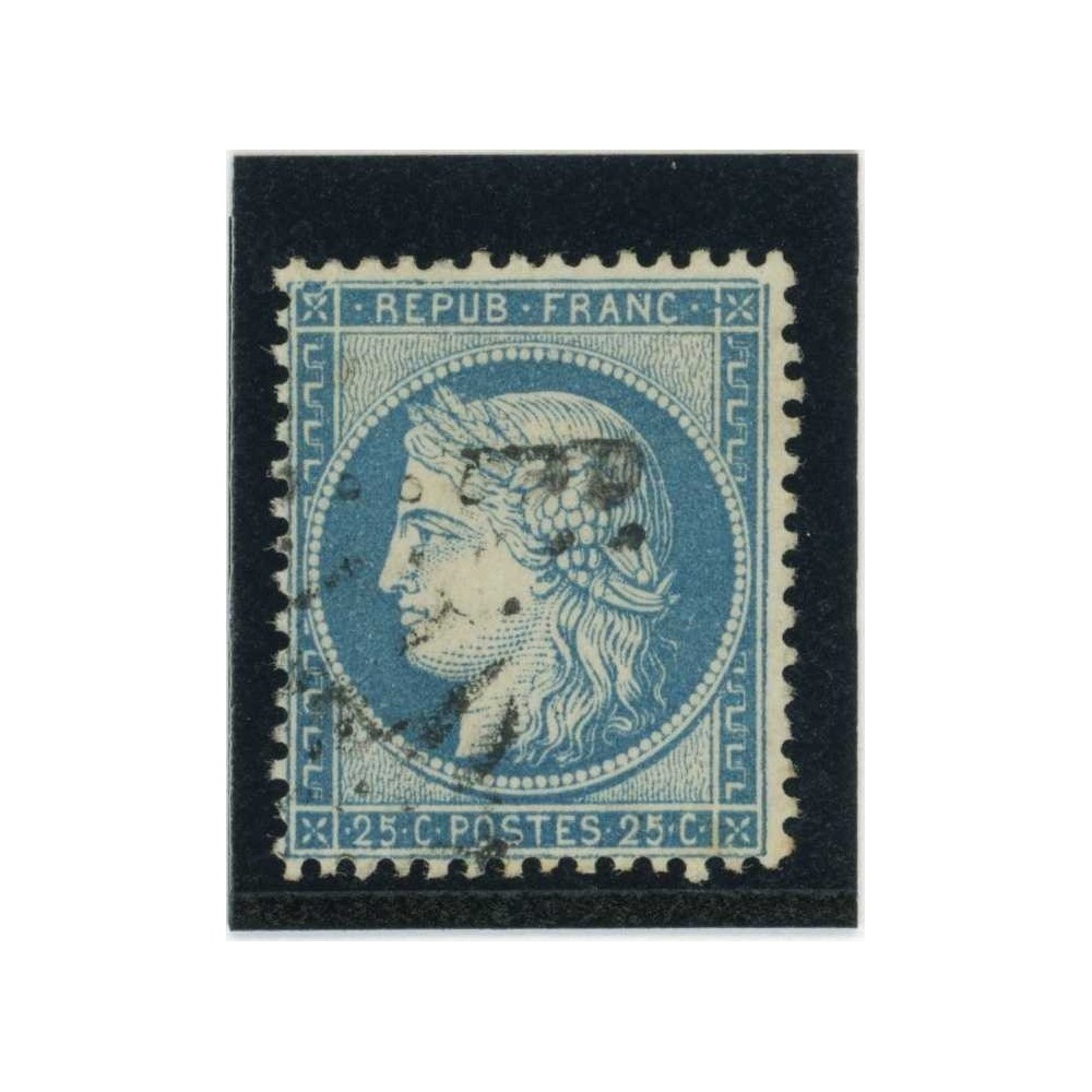 YT 60A - Oblitéré - Variété : cassure en haut - Cote 62 Euros