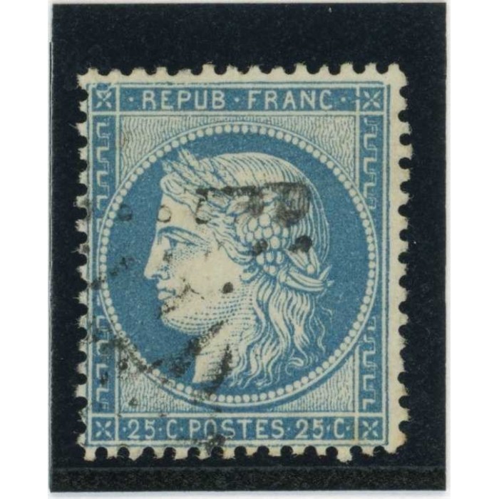 YT 60A - Oblitéré - Variété : cassure en haut - Cote 62 Euros