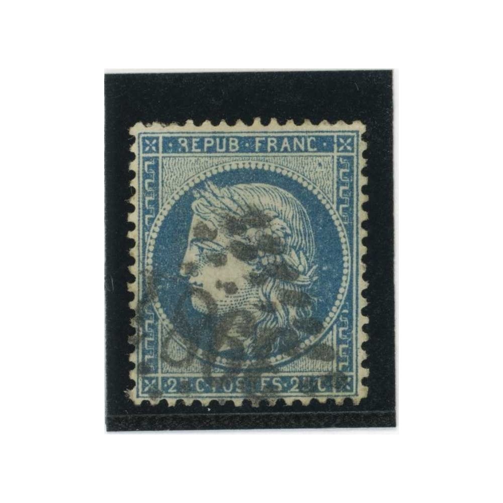 YT 60A - Oblitéré - Variété : tache dans le R de REPUB - Cote 62 Euros