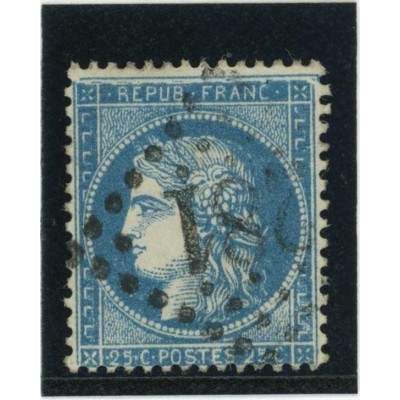 YT 60A - Oblitéré - Variété : Cassure en haut - Cote 62 Euros
