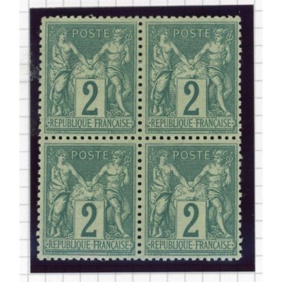 YT 74 - Neuf xx - Bloc de 4 - Signé Calves - Cote 800 Euros