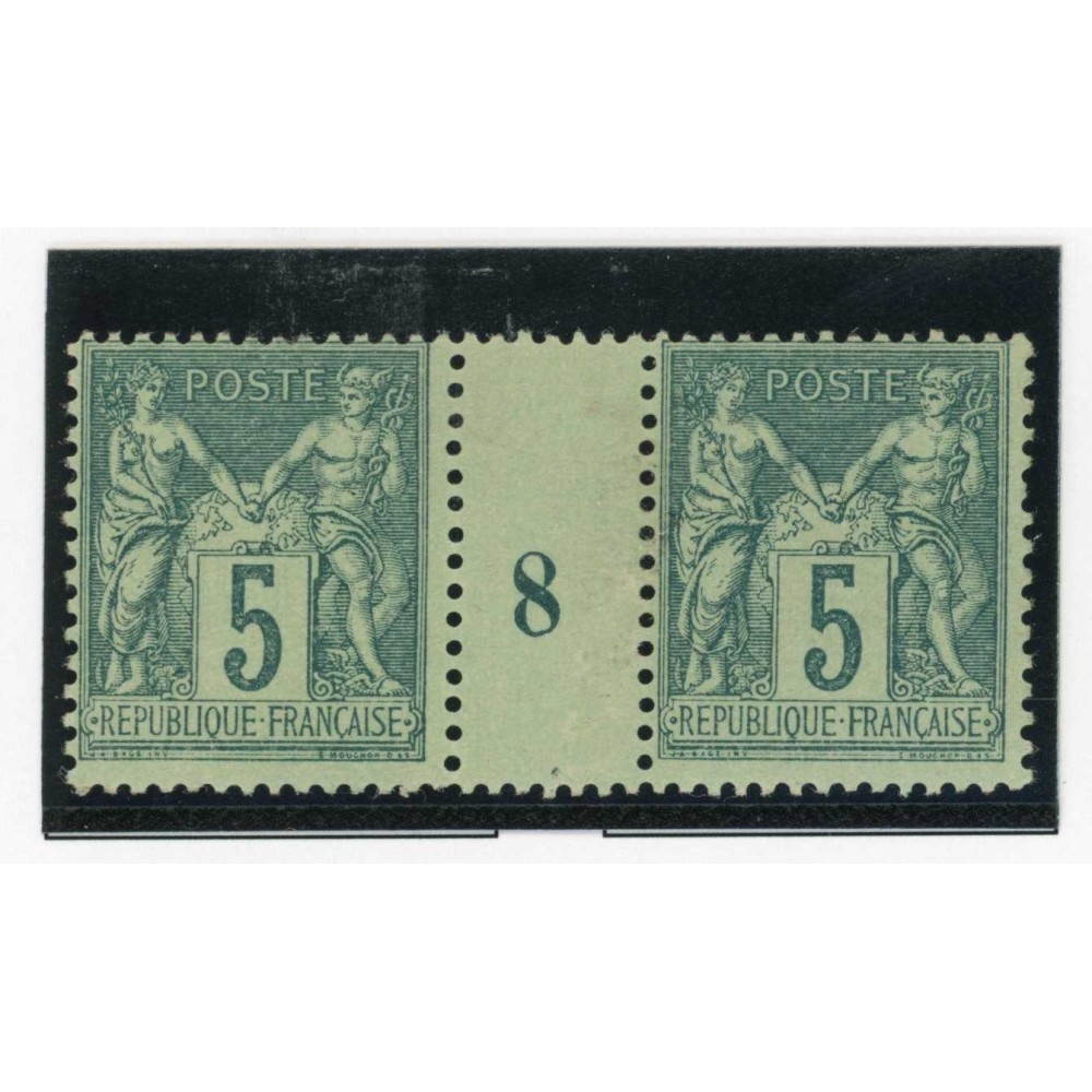 YT 75 - Neuf xx - Millésime 8 - Cote 165 Euros