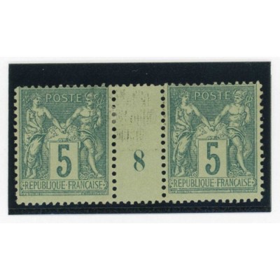 YT 75 - Neuf xx - Millésime 8 - Cote 165 Euros