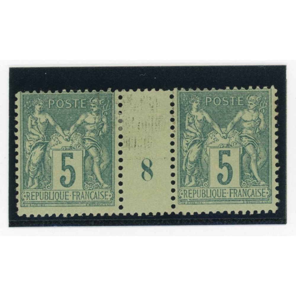 YT 75 - Neuf xx - Millésime 8 - Cote 165 Euros
