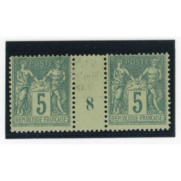 YT 75 - Neuf xx - Millésime 8 - Cote 165 Euros