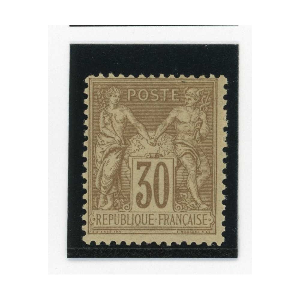 YT 80 - Neuf x - Signé Brun - Cote 120 Euros