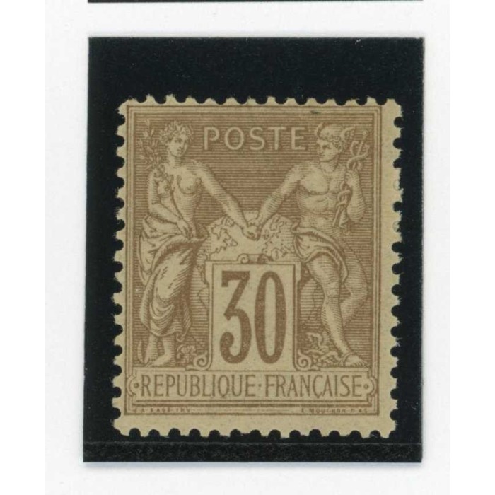 YT 80 - Neuf x - Signé Brun - Cote 120 Euros