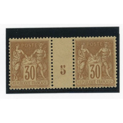YT 80 - Neuf xx - Millésime 5 - Cote 550 Euros
