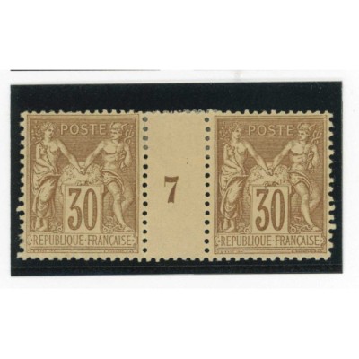 YT 80 - Neuf x - Millésime 7 - Cote 350 Euros