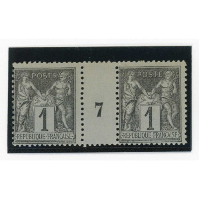 YT 83 - Neuf xx - Millésime 7 - Cote 38 Euros