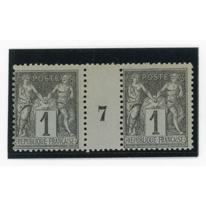 YT 83 - Neuf xx - Millésime 7 - Cote 38 Euros