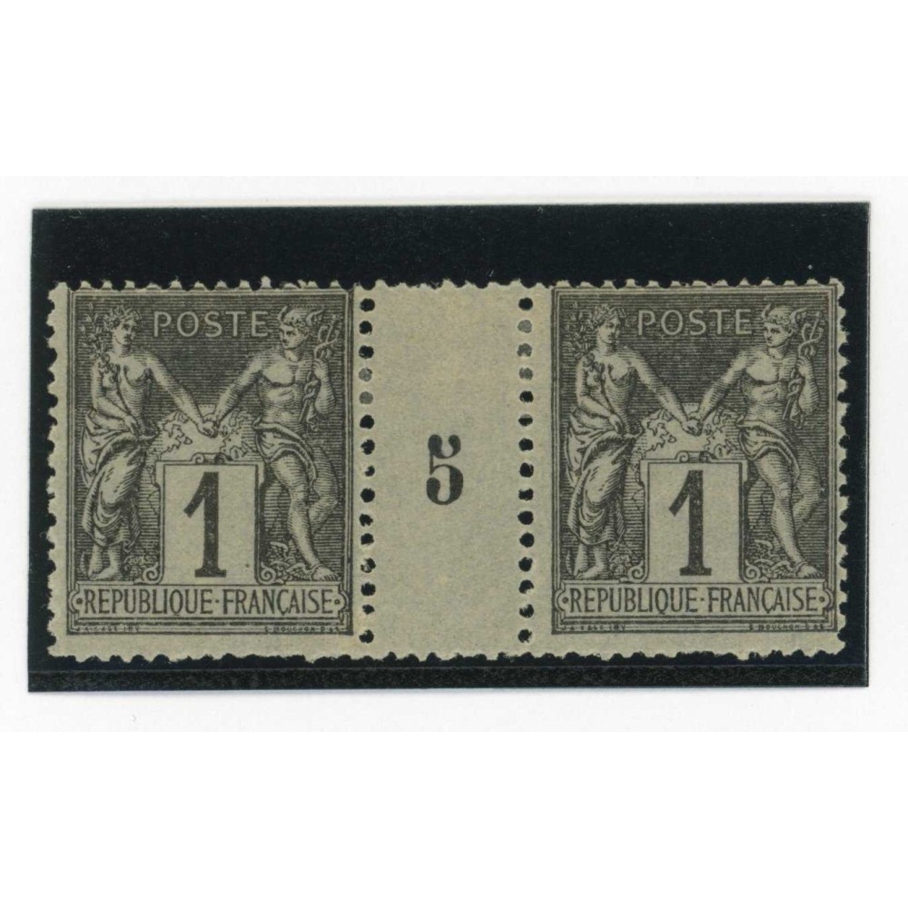 YT 83 - Neuf x - Millésime 5 - Cote 40 Euros