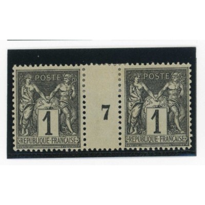 YT 83 - Neuf x - Millésime 7 - Cote 27 Euros
