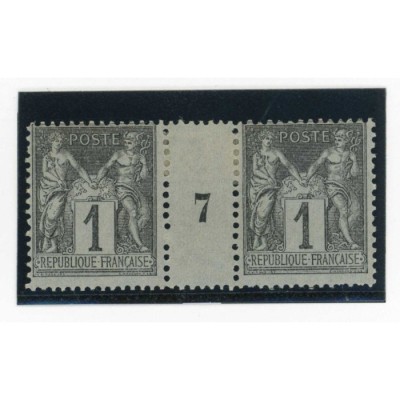 YT 83 - Neuf x - Millésime 7 - Cote 27 Euros