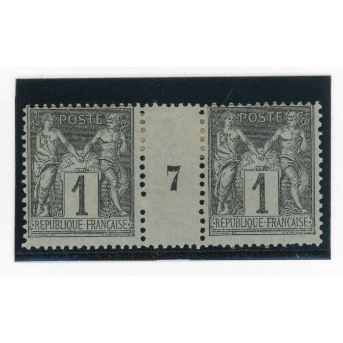 YT 83 - Neuf x - Millésime 7 - Cote 27 Euros