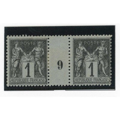 YT 83 - Neuf x - Millésime 9 - Cote 25 Euros