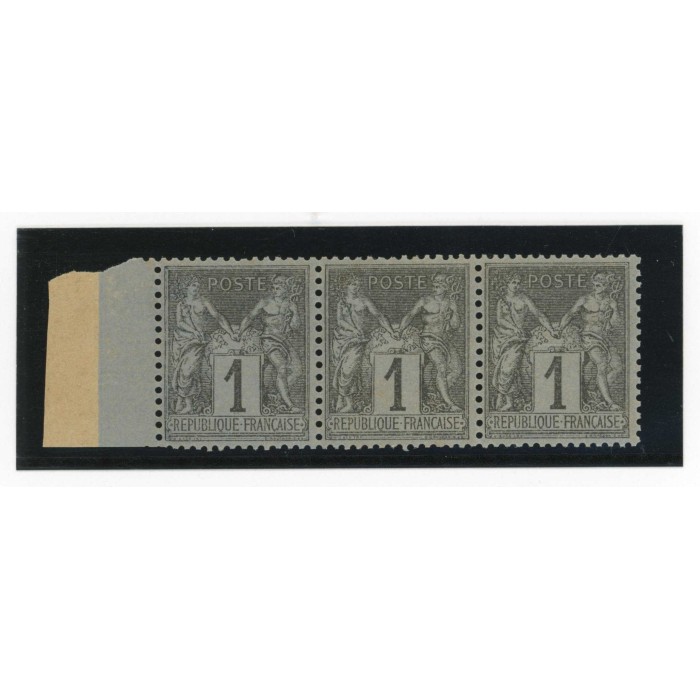 YT 83 - Neuf xx - Bande de 3 - Bord de feuille - Cote 40 Euros