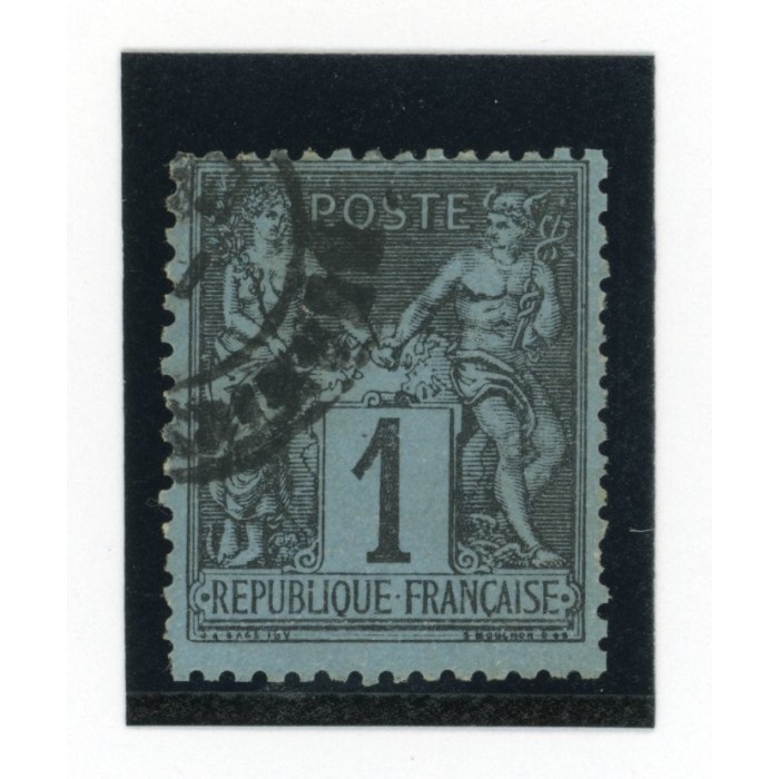 YT 84 - Oblitéré - Signé Brun - Certificat Brun 15334 - VO 23/795 - Cote 6000 Euros