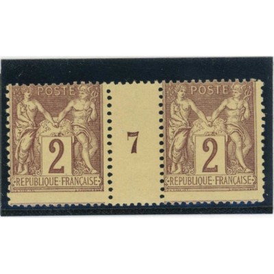 YT 85 - Neuf xx - Millésime 7 - Cote  Euros