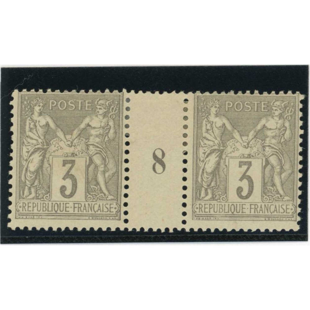 YT 87 - Neuf x - Millésime 8 - Cote  Euros