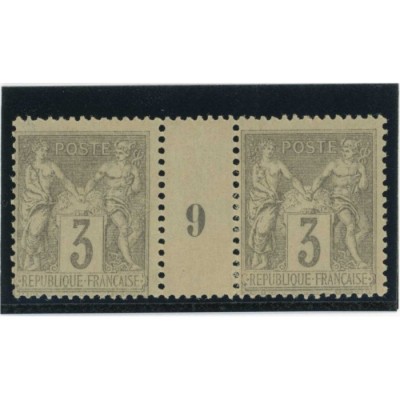YT 87 - Neuf x - Millésime 9 - Cote  Euros