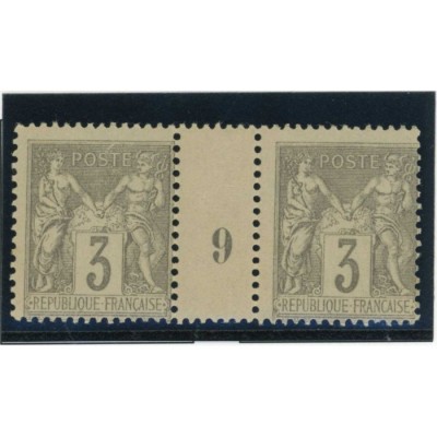 YT 87 - Neuf x - Millésime 9 - Cote  Euros