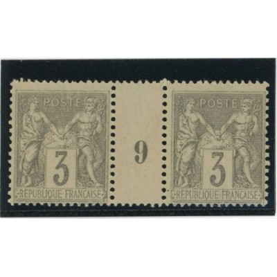 YT 87 - Neuf x - Millésime 9 - Cote  Euros
