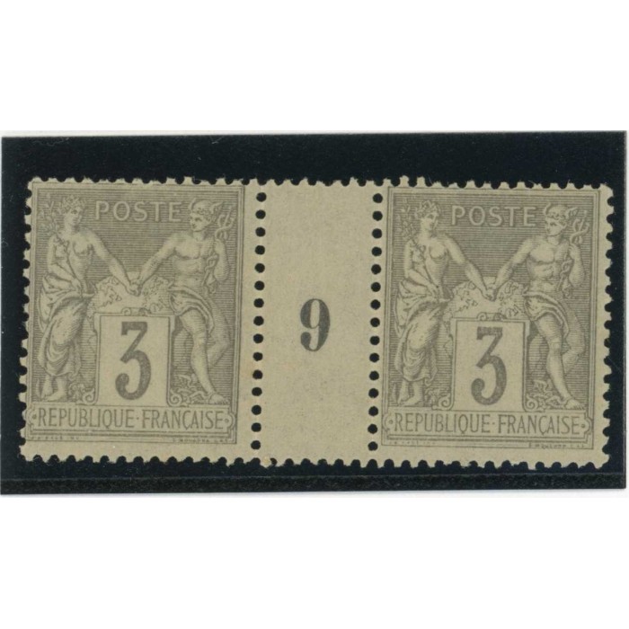 YT 87 - Neuf x - Millésime 9 - Cote  Euros