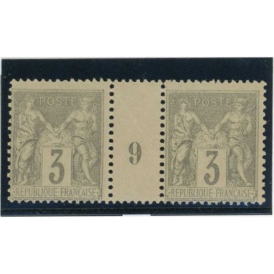 YT 87 - Neuf x - Millésime 9 - Cote  Euros