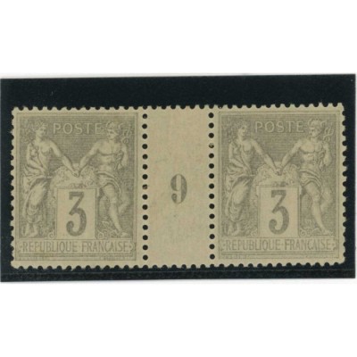 YT 87 - Neuf x - Millésime 9 - Cote  Euros