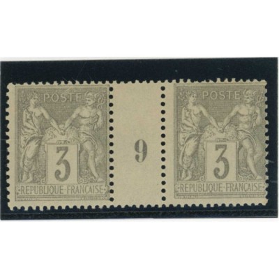 YT 87 - Neuf x - Millésime 9 - Cote  Euros