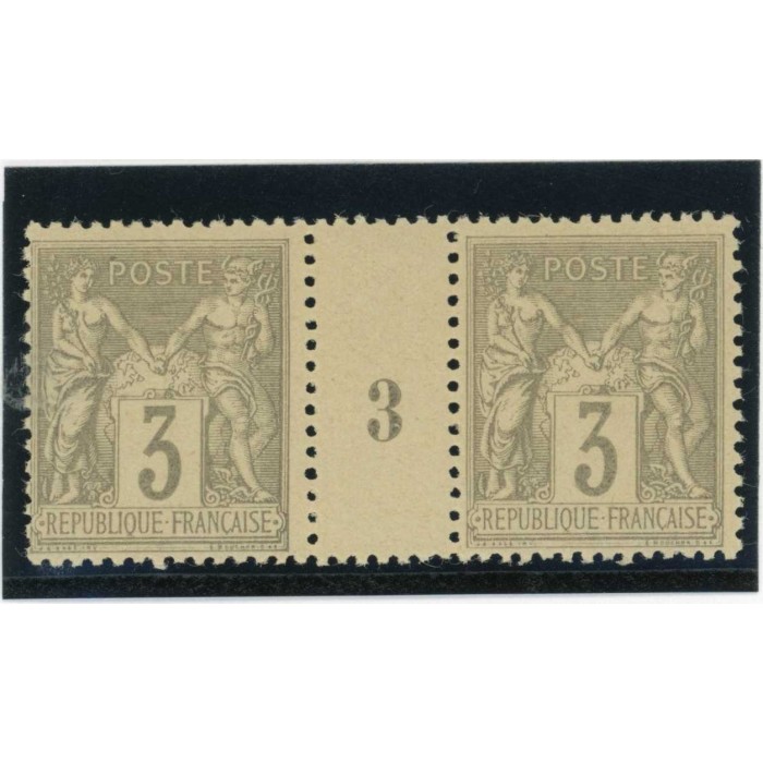 YT 87 - Neuf x - Millésime 3 - Cote  Euros