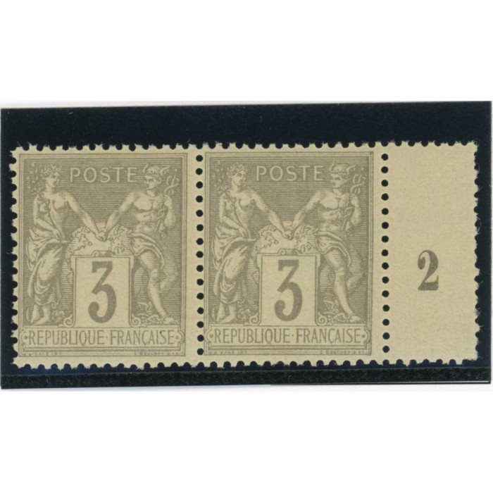 YT 87 - Neuf x - Millésime 2 - Cote  Euros