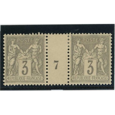 YT 87 - Neuf x - Millésime 7 - Cote  Euros