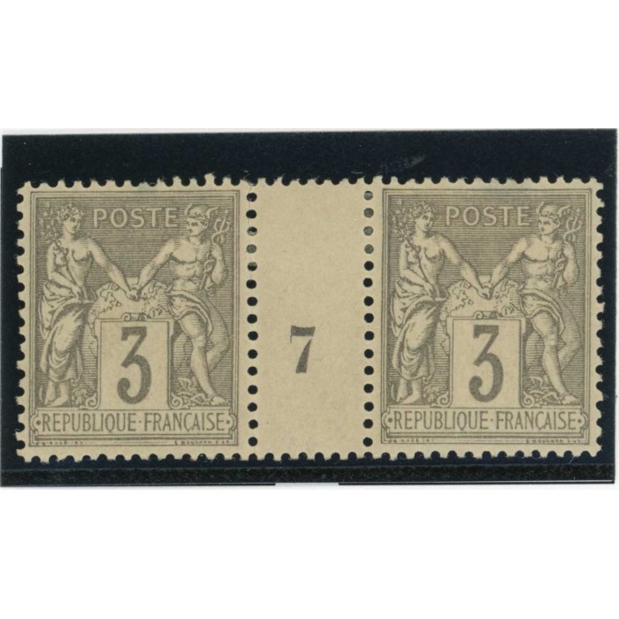 YT 87 - Neuf x - Millésime 7 - Cote  Euros