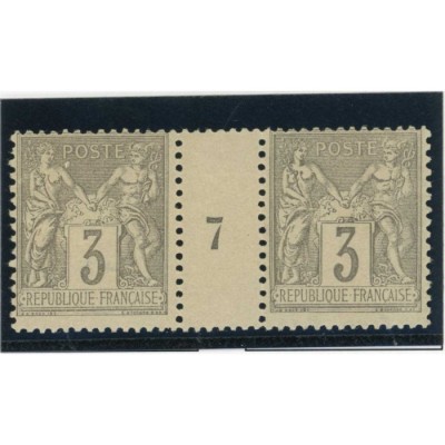 YT 87 - Neuf x - Millésime 7 - Cote  Euros