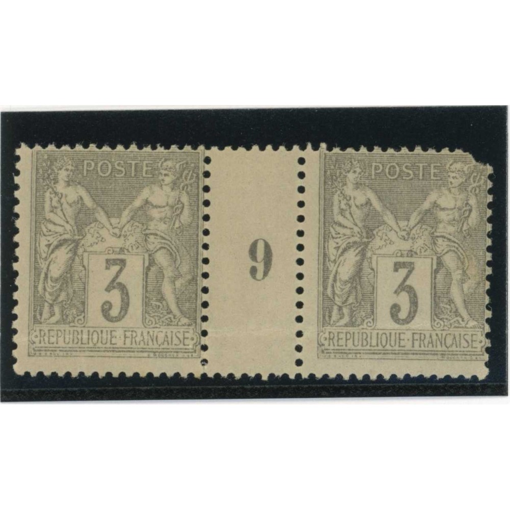 YT 87 - Neuf x - Millésime 9 - Cote  Euros