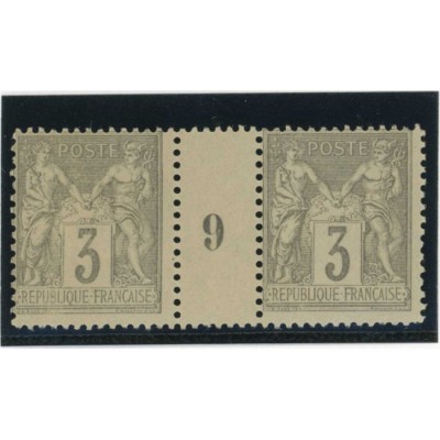YT 87 - Neuf x - Millésime 9 - Cote  Euros
