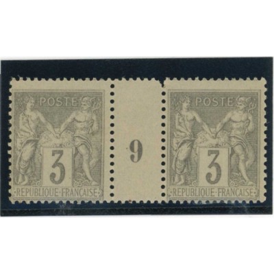 YT 87 - Neuf x - Millésime 9 - Cote  Euros