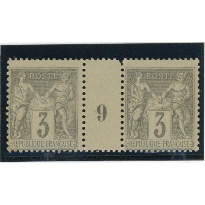 YT 87 - Neuf x - Millésime 9 - Cote  Euros