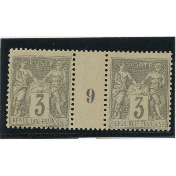 YT 87 - Neuf x - Millésime 9 - Cote  Euros