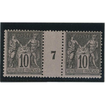 YT 89 - Neuf xx - Millésime 7 -  Cote 210 Euros
