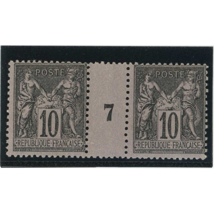 YT 89 - Neuf xx - Millésime 7 -  Cote 210 Euros