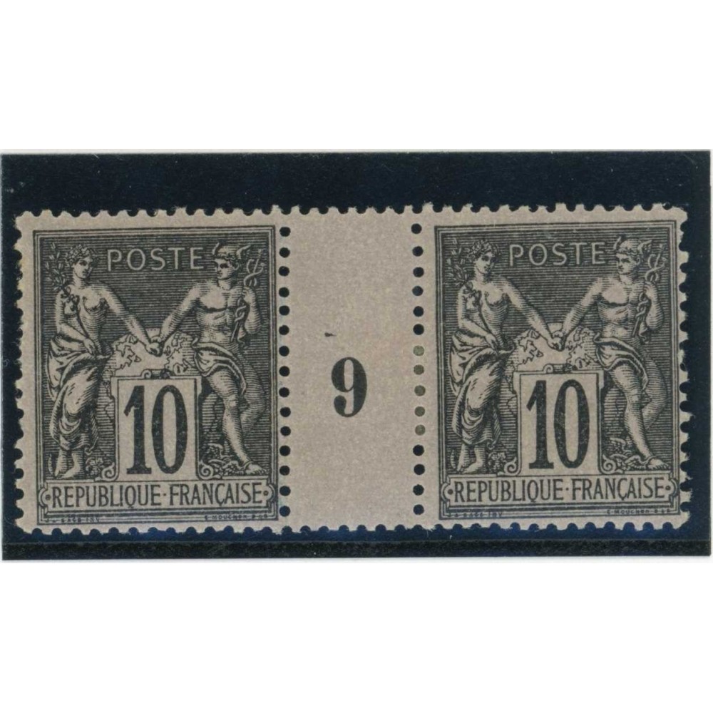 YT 89 - Neuf x - Millésime 9 -  Cote 135 Euros