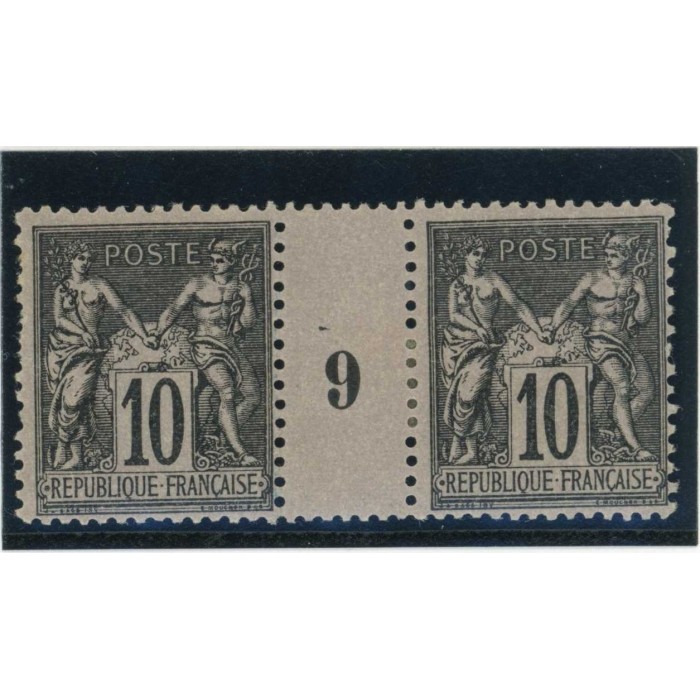 YT 89 - Neuf x - Millésime 9 -  Cote 135 Euros