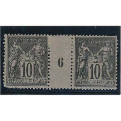 YT 89 - Neuf x - Millésime 6 -  Cote 165 Euros